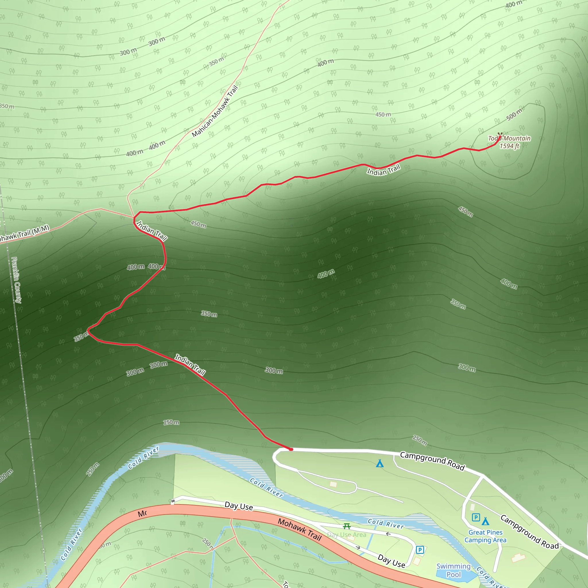 Indian Trail mobile static map