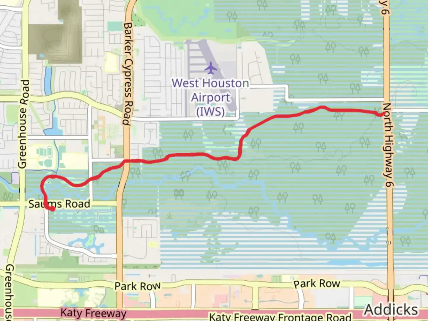 An image depicting the trail Cullen Park North Trail and its surrounding area.