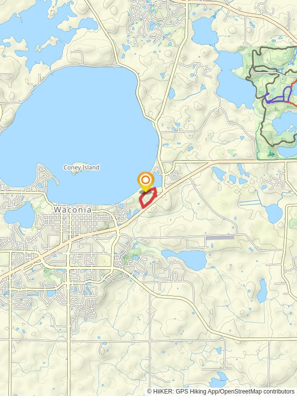 Lake Waconia Park Loop