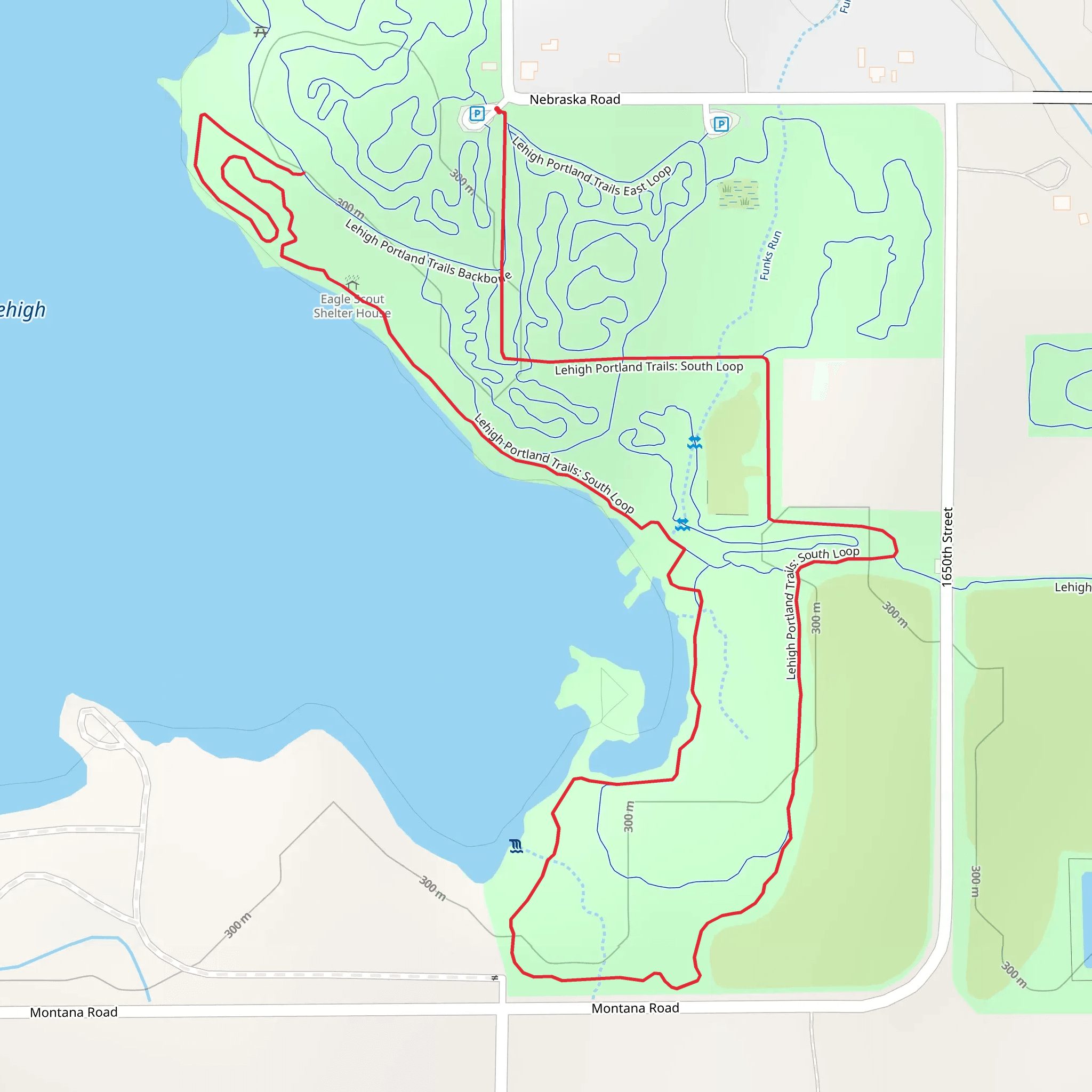 Lehigh Portland Trail - South mobile static map