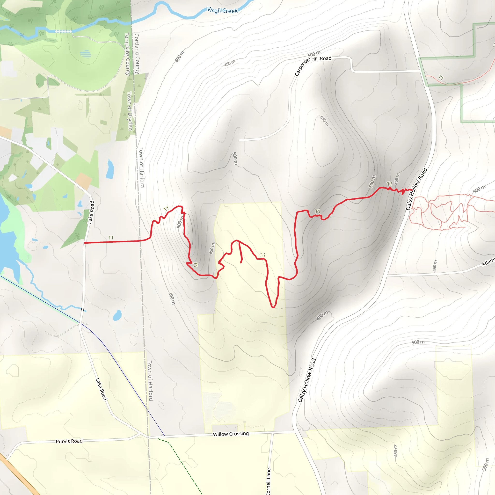 Field View Trail mobile static map