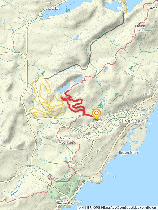 Bean Lake Overlook via Superior Hiking Loop Trail