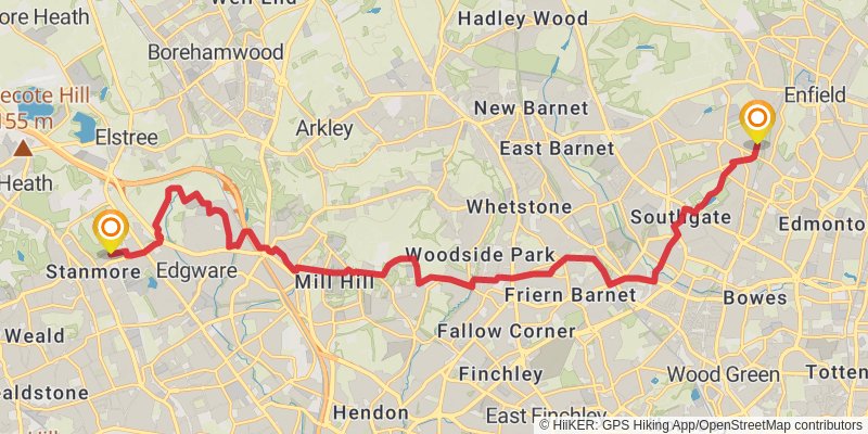 Middlesex Greenway stage 3 Map