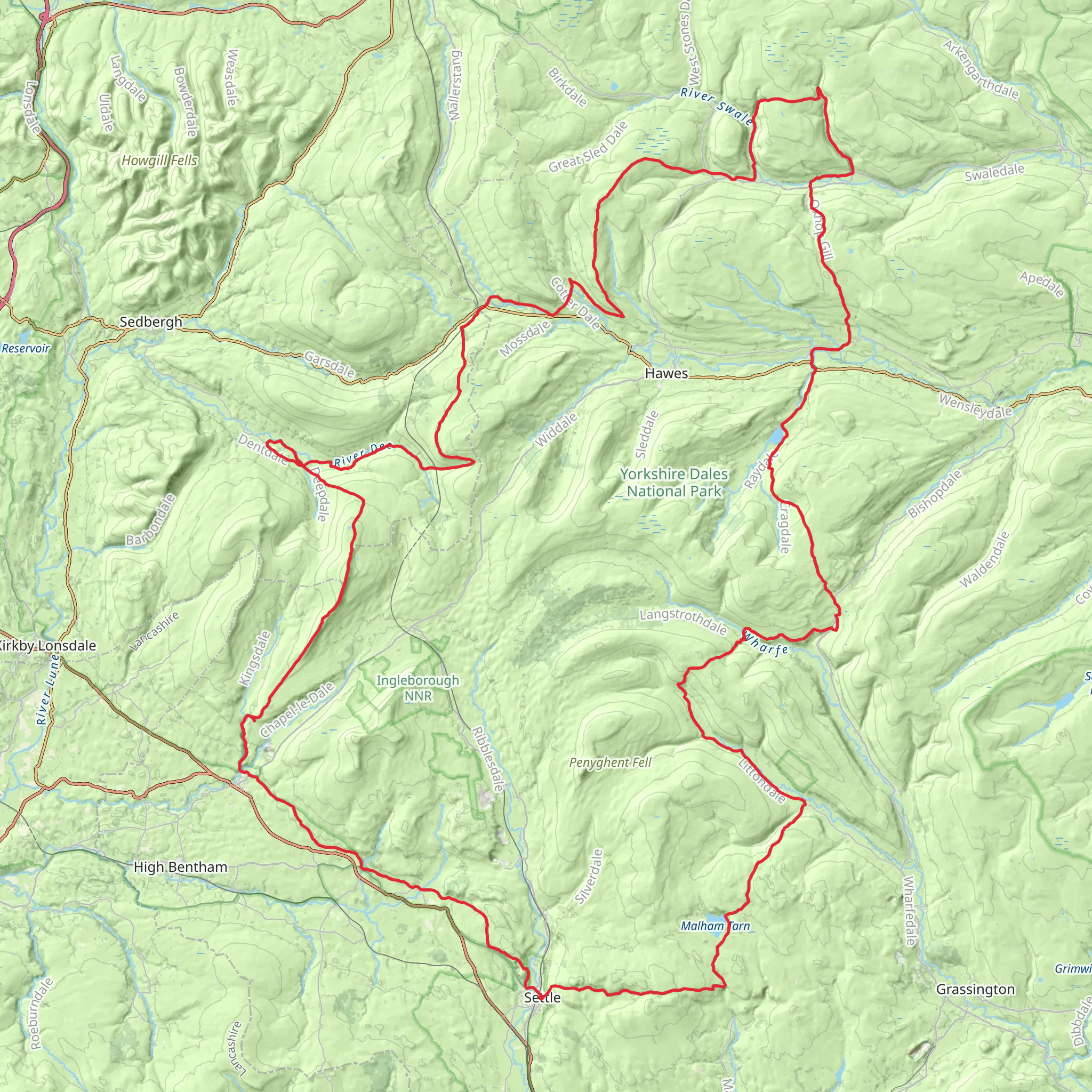 Tributaries Walk mobile static map