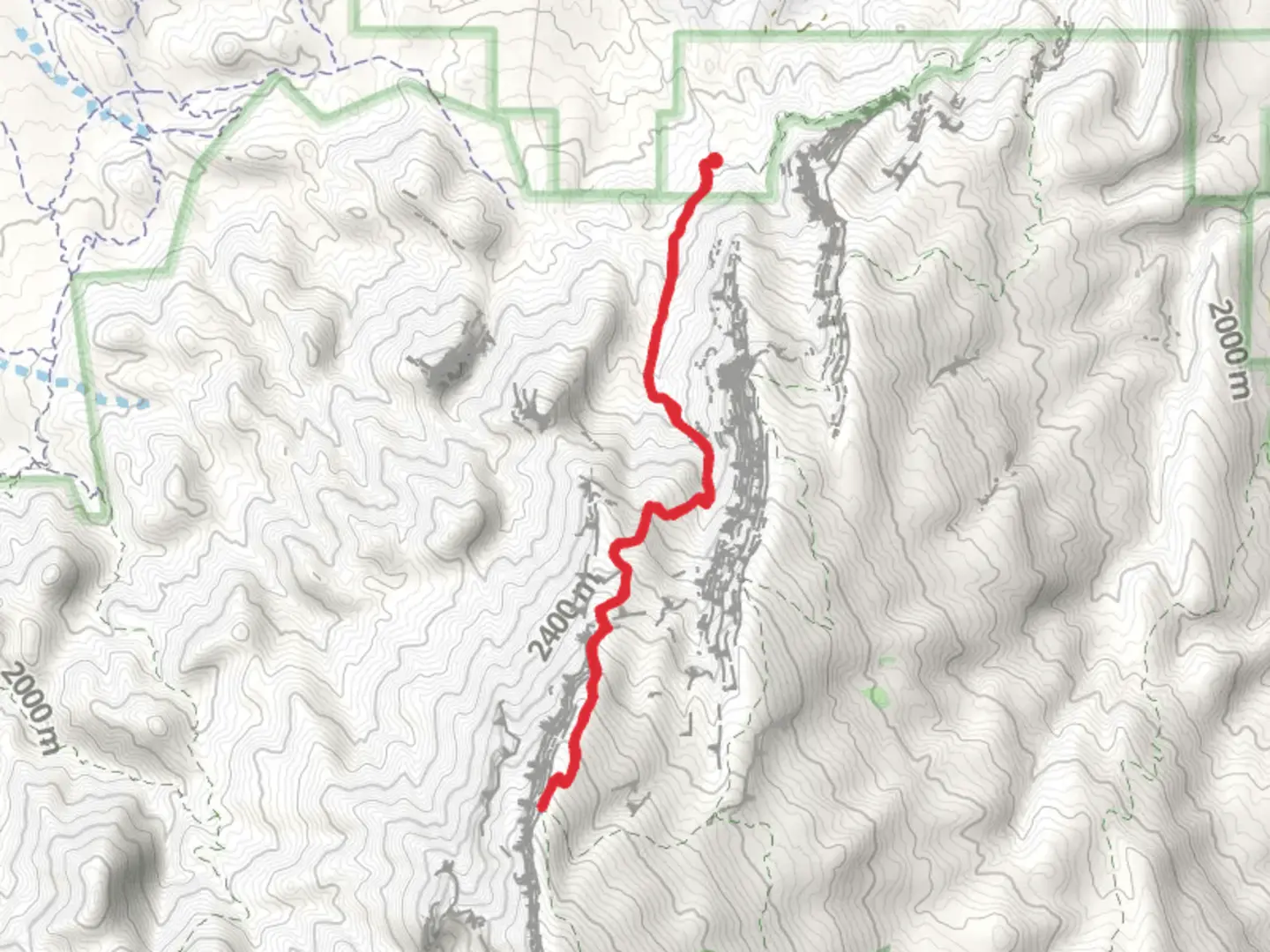 An image depicting the trail Agua Sarca Trail and its surrounding area.