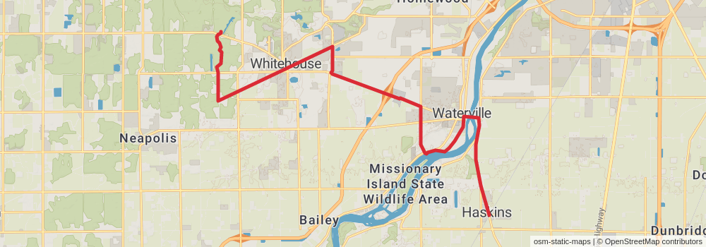American Perimeter Trail - North Country Primary stage 26 Map
