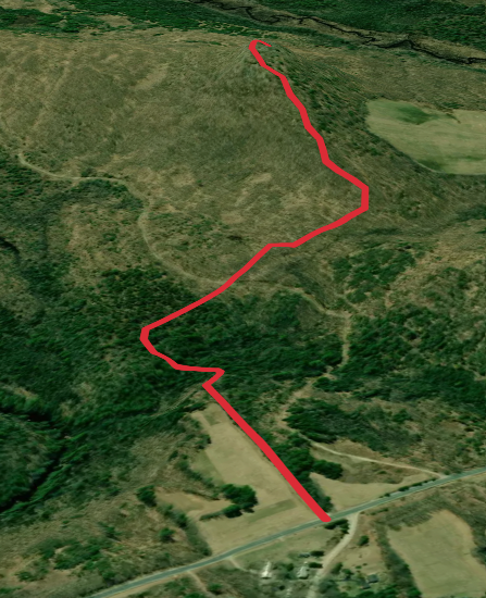 Knox Mountain from Water Street