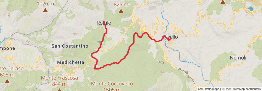 Sentiero Italia - Calabria Section stage 25 Map