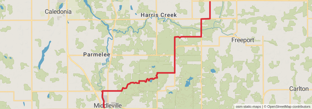 American Perimeter Trail - North Country Primary stage 42 Map