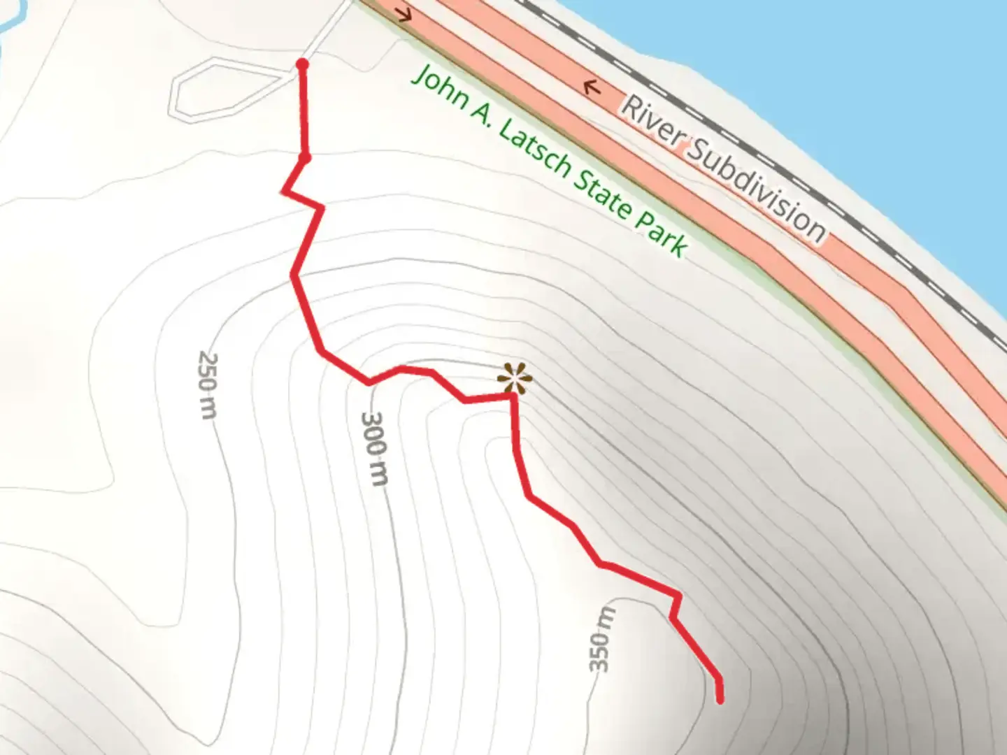 An image depicting the trail Channel View Road and its surrounding area.