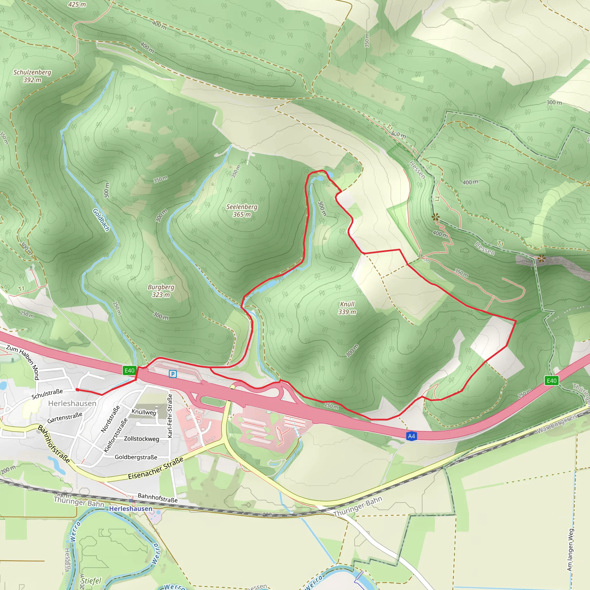 Siegelshof Loop mobile static map