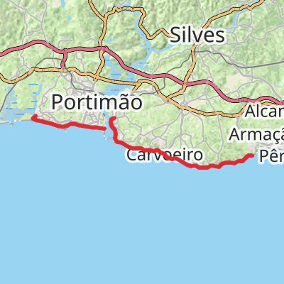 Algarve Coast Golden South-West 6-Day Gentle Tour (Hillwalk Tours) mobile static map