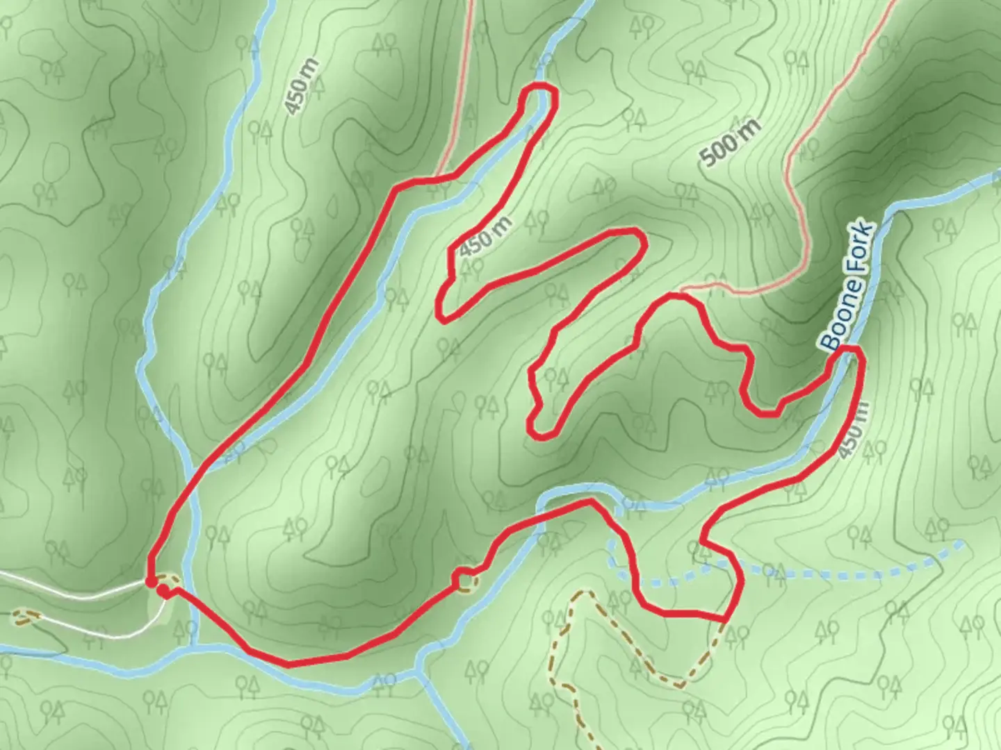 An image depicting the trail Buckeye Loop Trail and its surrounding area.