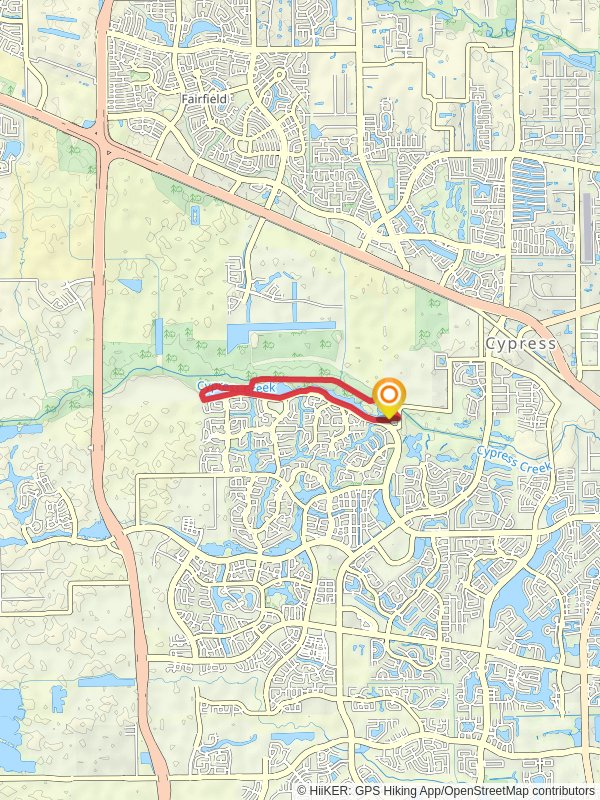 Cypress Creek and North Bridgeland Lake Parkway Loop