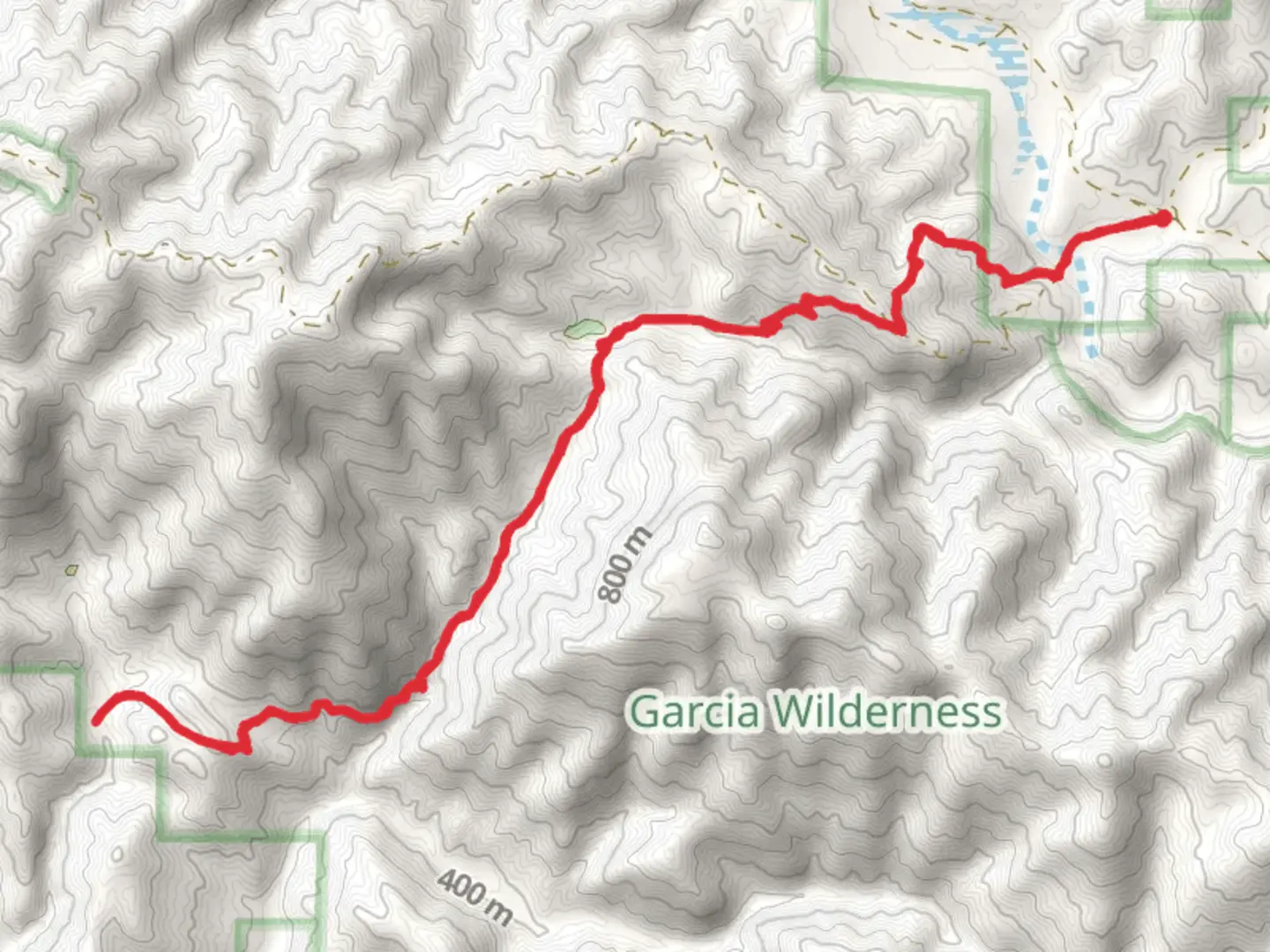 An image depicting the trail Sellers Potrero Trail and its surrounding area.