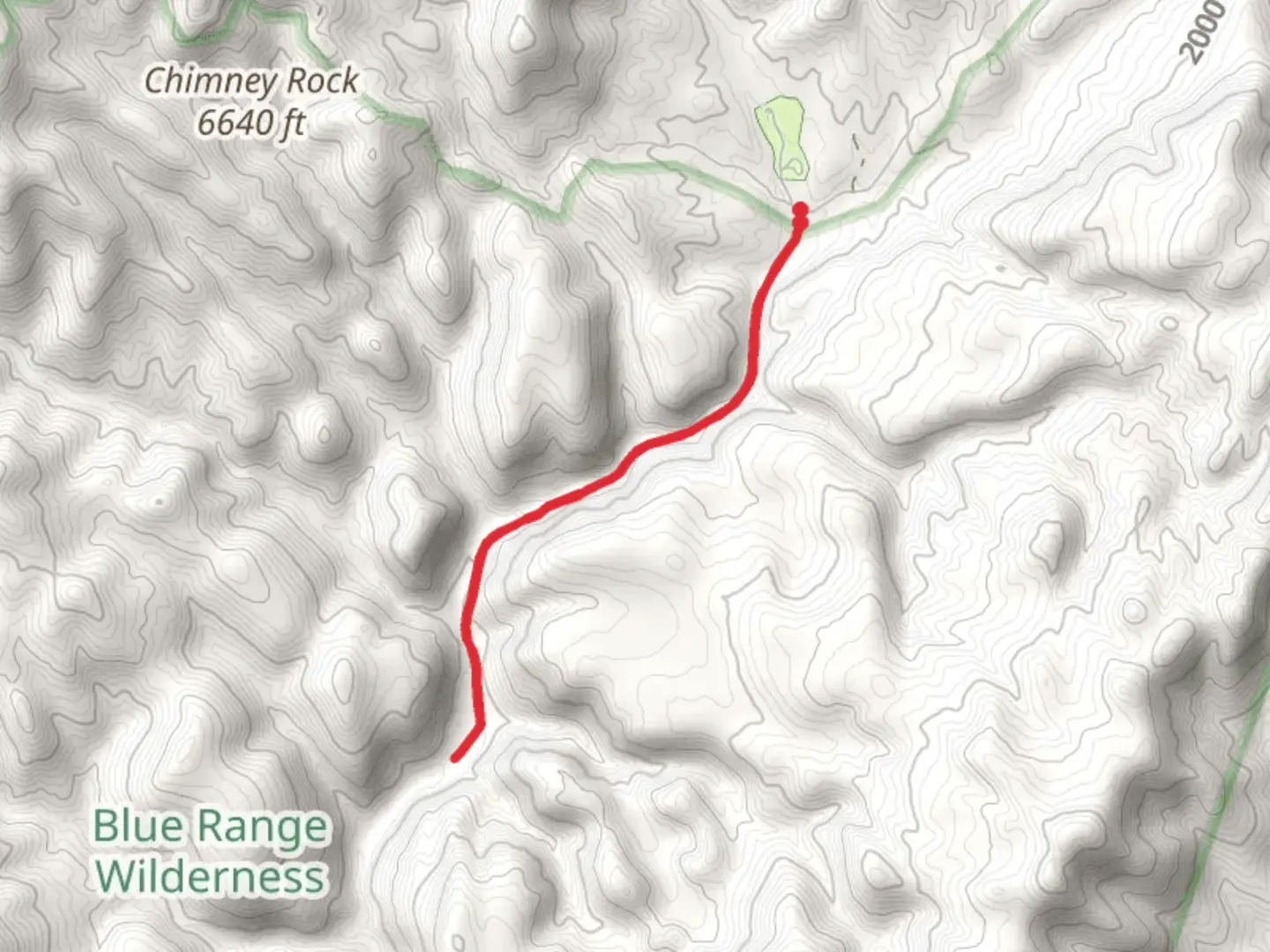 An image depicting the trail Pueblo Park from Franz Spring Trail and its surrounding area.