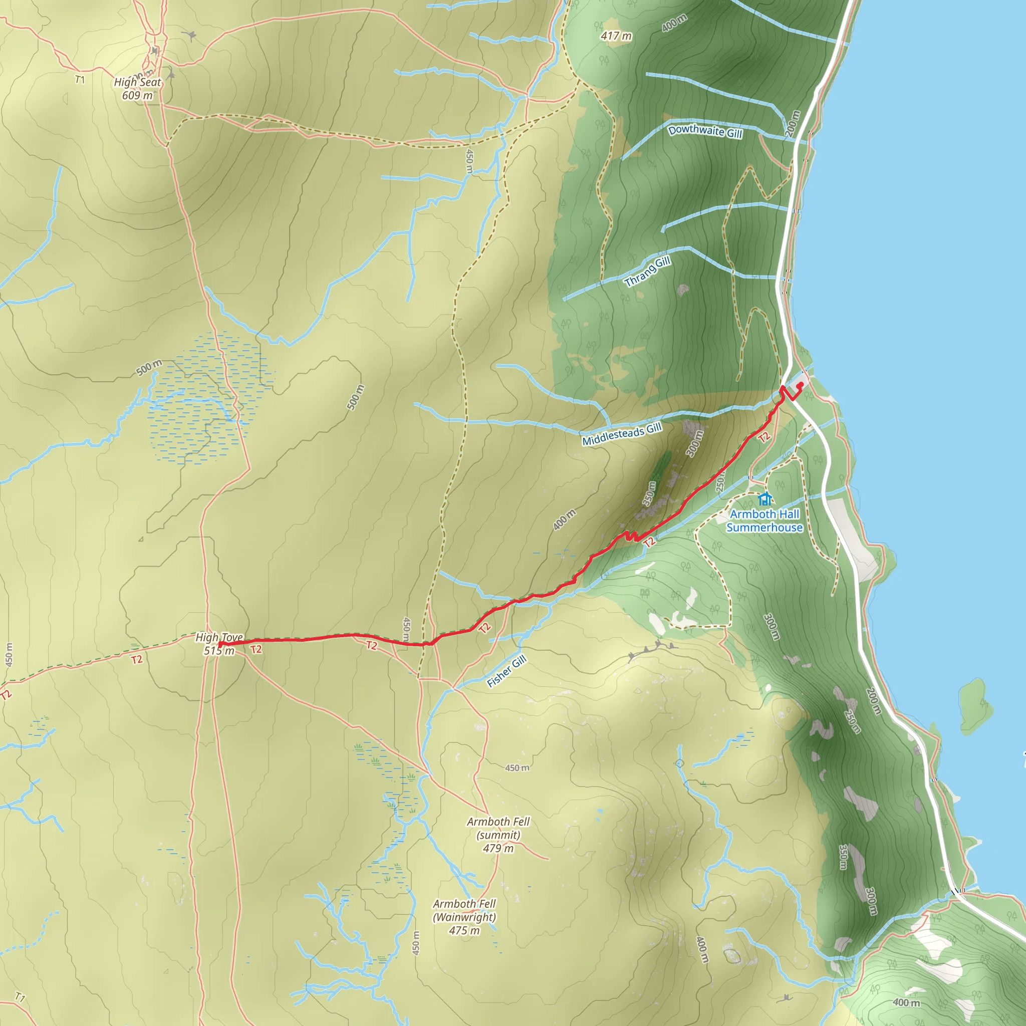 High Tove mobile static map