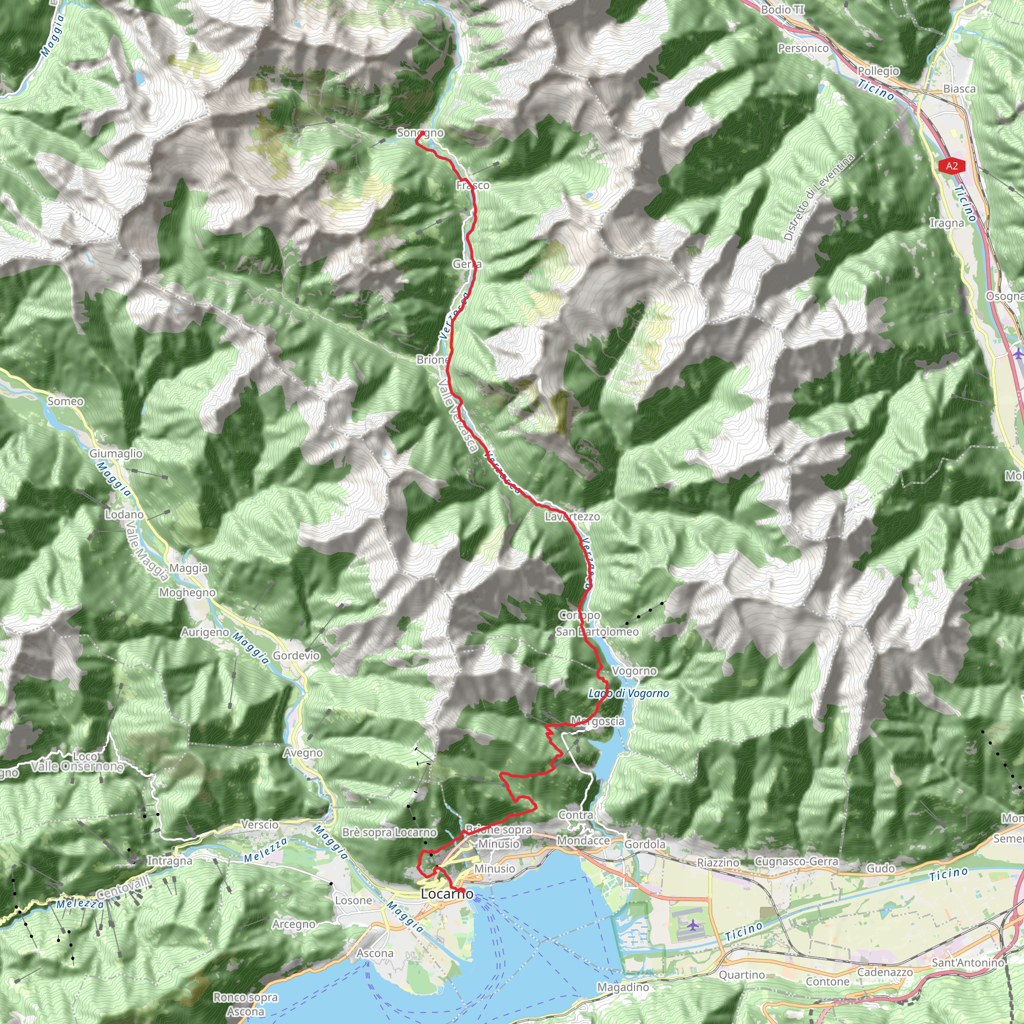 Sentiero Verzasca mobile static map