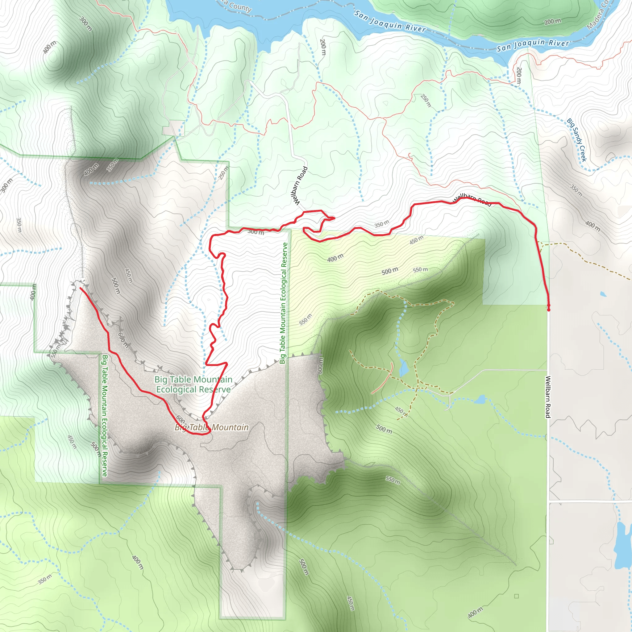 Wellbarn Road Walk mobile static map