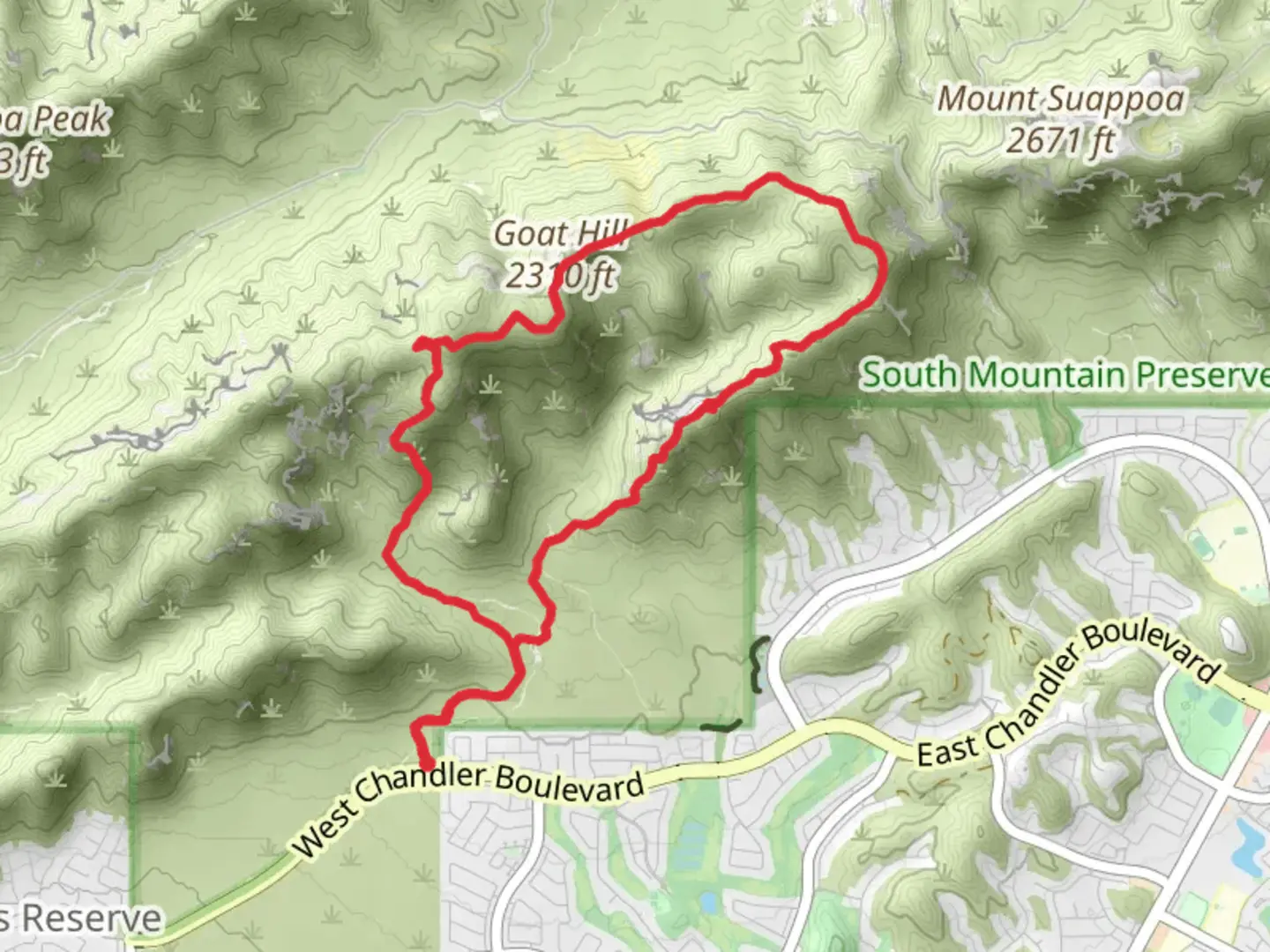 An image depicting the trail Pyramid and Lost Ranch Mine Loop Trail and its surrounding area.