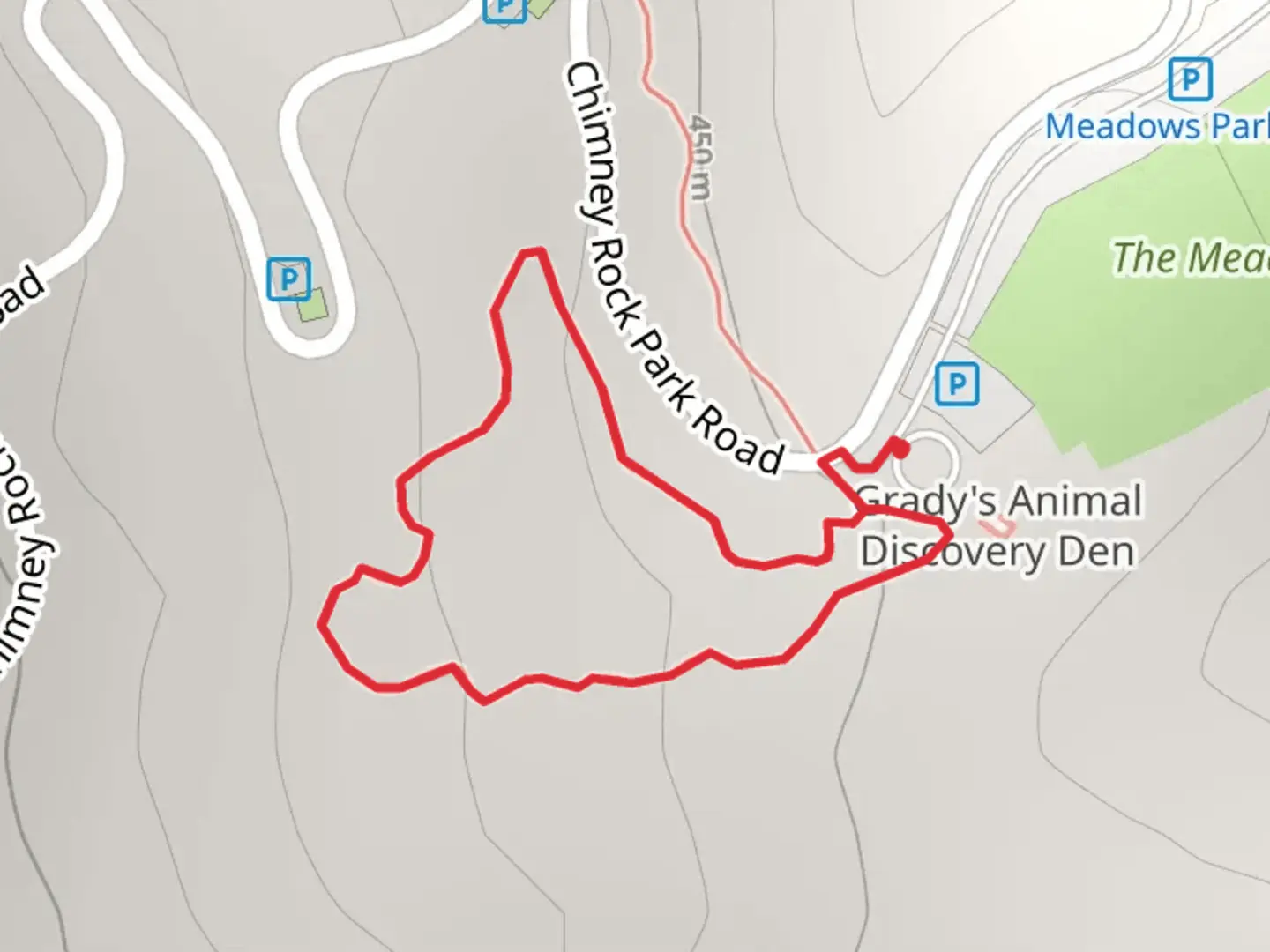 An image depicting the trail Great Woodlands Adventure Loop Trail and its surrounding area.