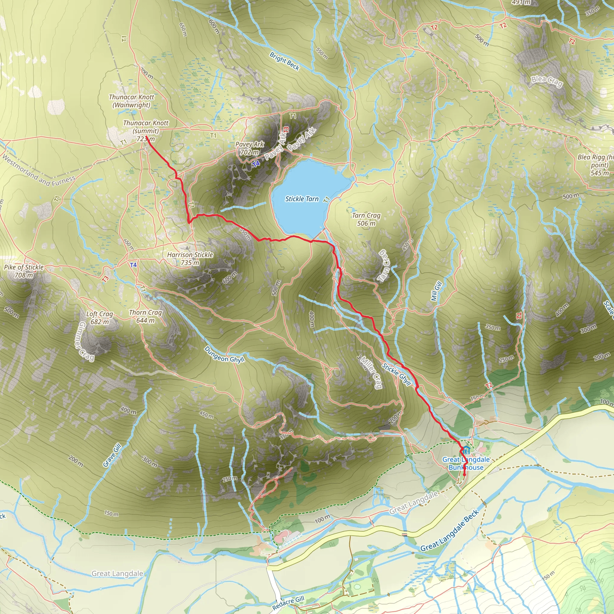Thunacar Knott mobile static map