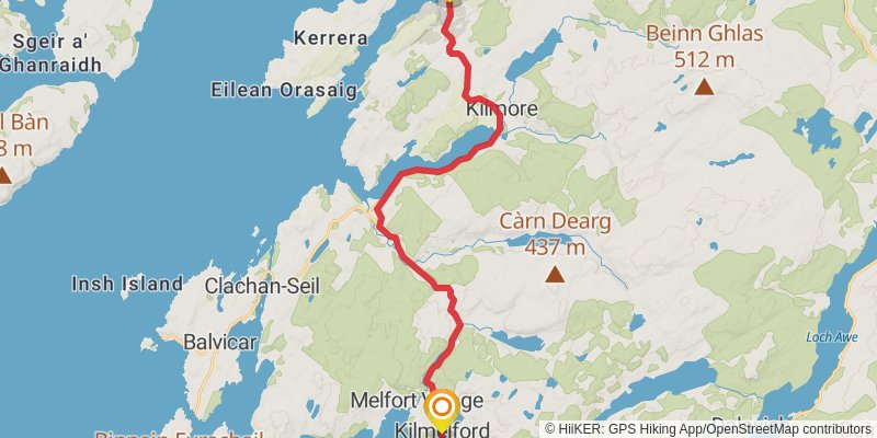 Slí Cholmcille stage 30 Map