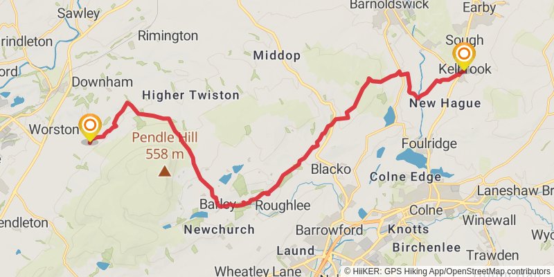 Blackpool to Bridlington - York stage 4 Map