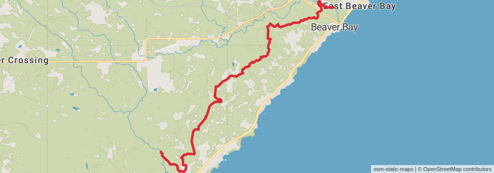 American Perimeter Trail - North Country Primary stage 150 Map