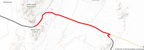 American Discovery Trail South Route stage 324 Map