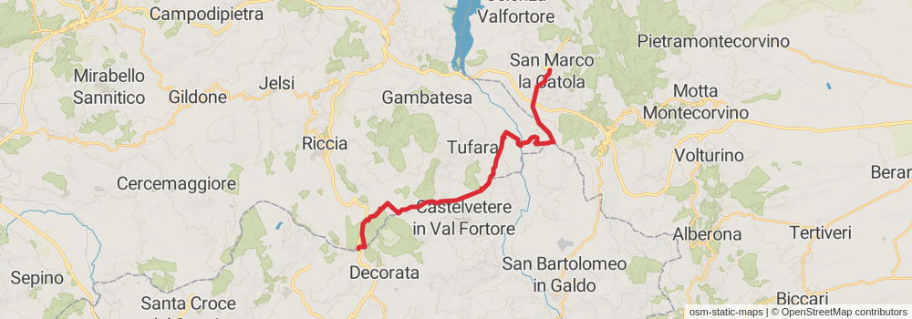Sentiero Italia - Puglia Section stage 4 Map