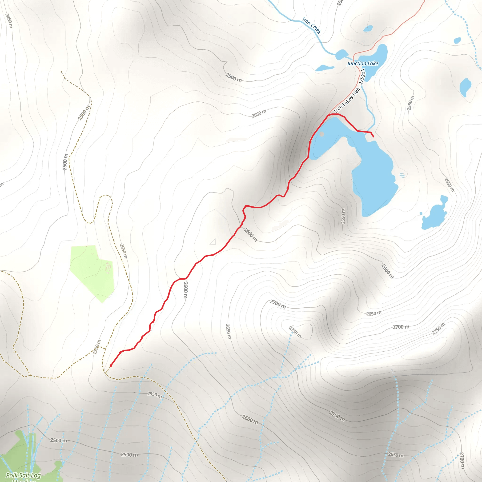 Iron Creek mobile static map