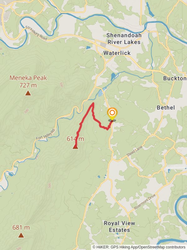 Buzzard Rock Trail - White