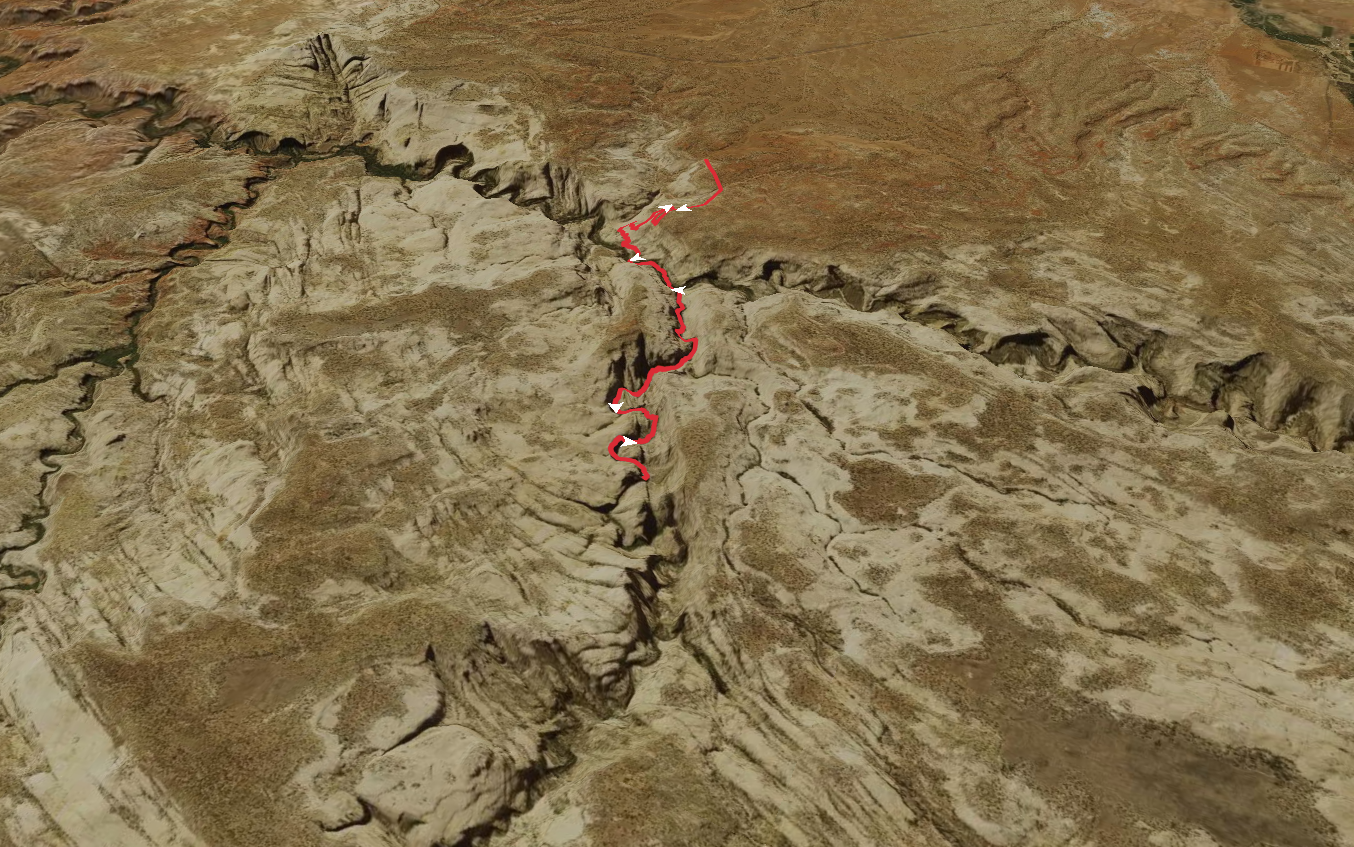 Escalante Overlook and Mamie Creek