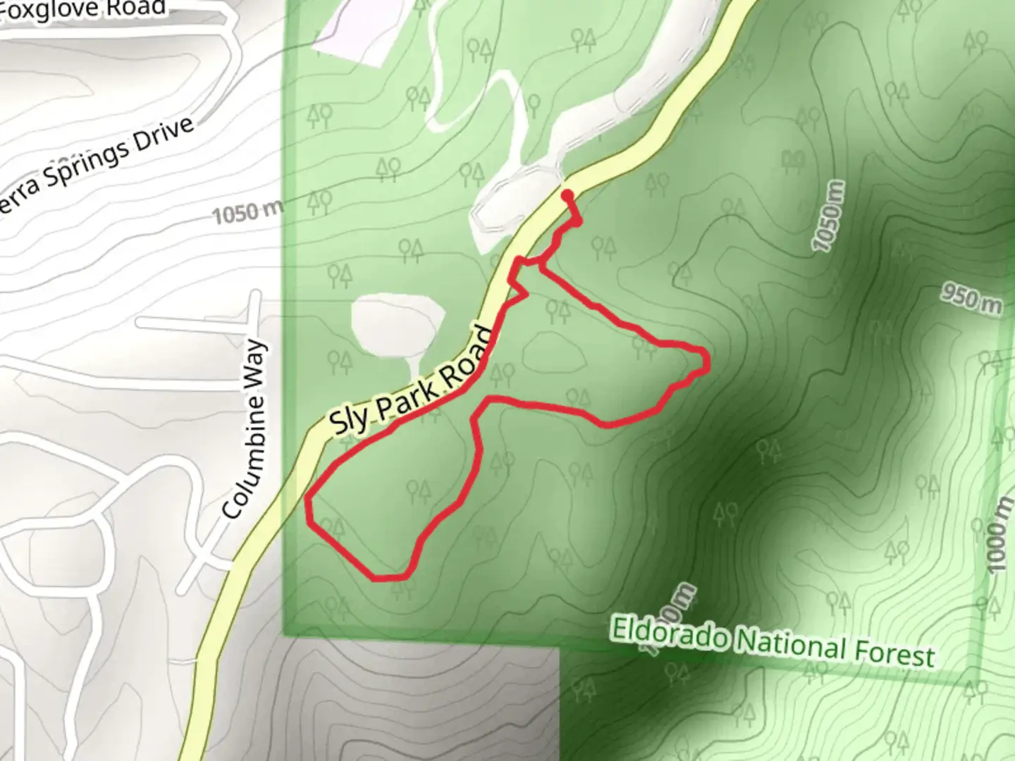 An image depicting the trail Cedar Park Trail and its surrounding area.