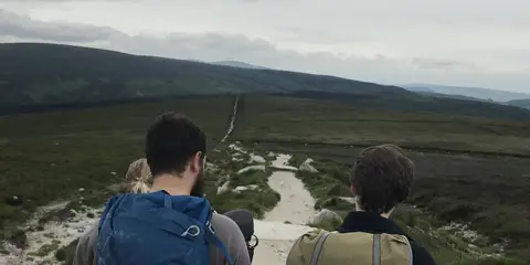An image depicting the trail Dublin Mountains Loop Trail and its surrounding area.