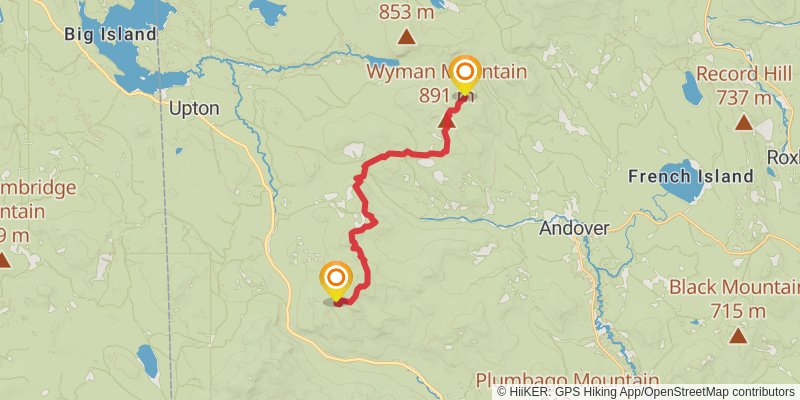 Appalachian Trail stage 189 Map