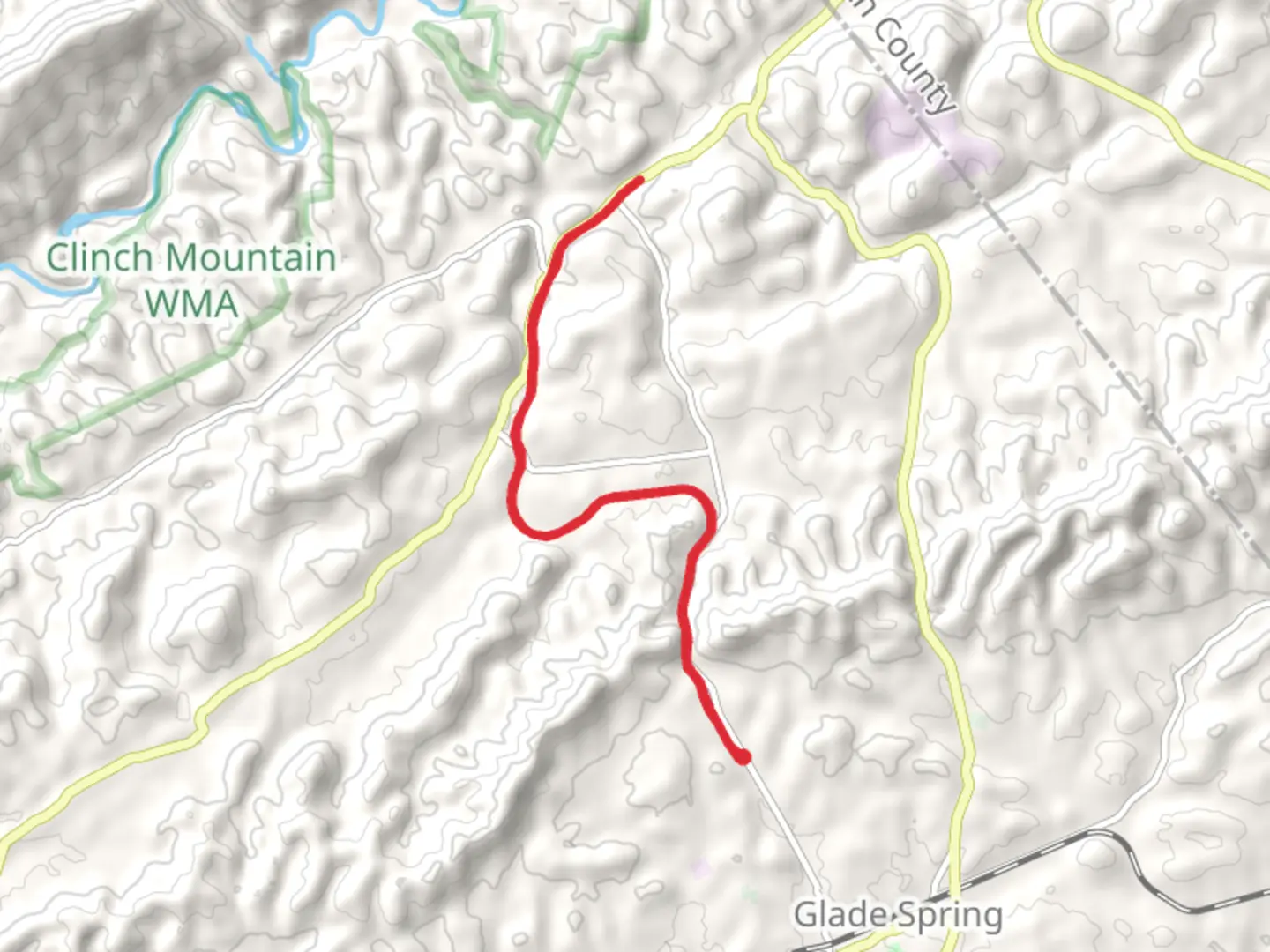 An image depicting the trail Salt Trail and its surrounding area.