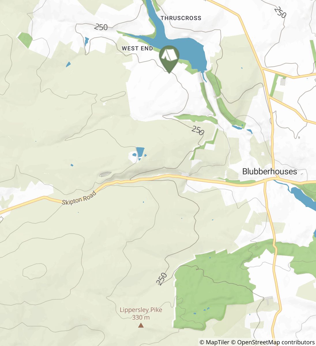 Fewston Reservoir Blubberhouses Moor Kex Gill Moor and Washburn