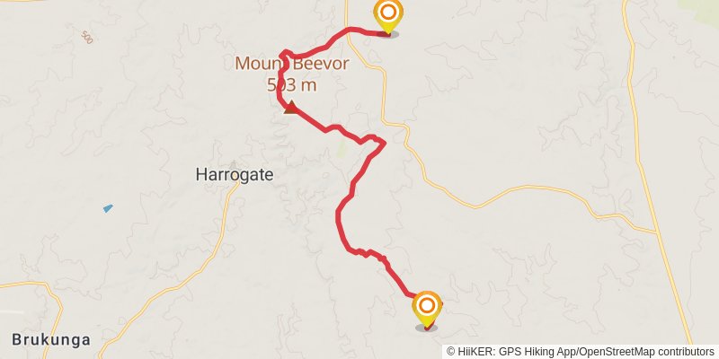 Lavender Federation Trail stage 3 Map