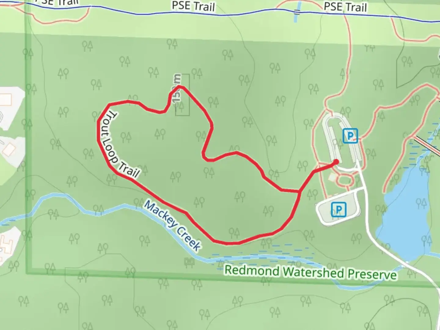 An image depicting the trail Trout Loop Trail and its surrounding area.