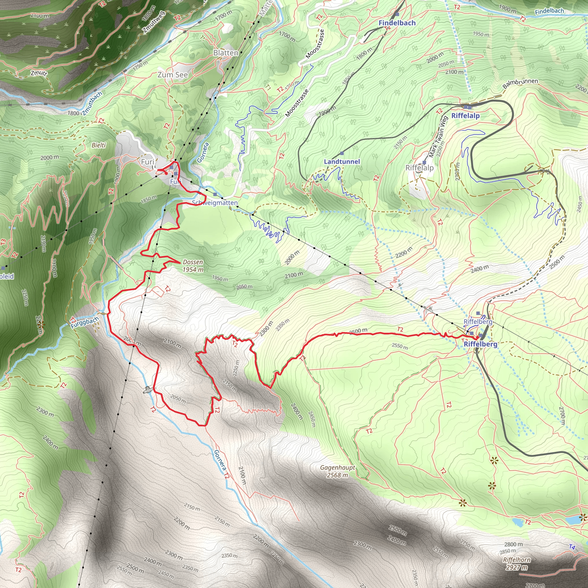 Glacier Garden Trail Nr 17 mobile static map