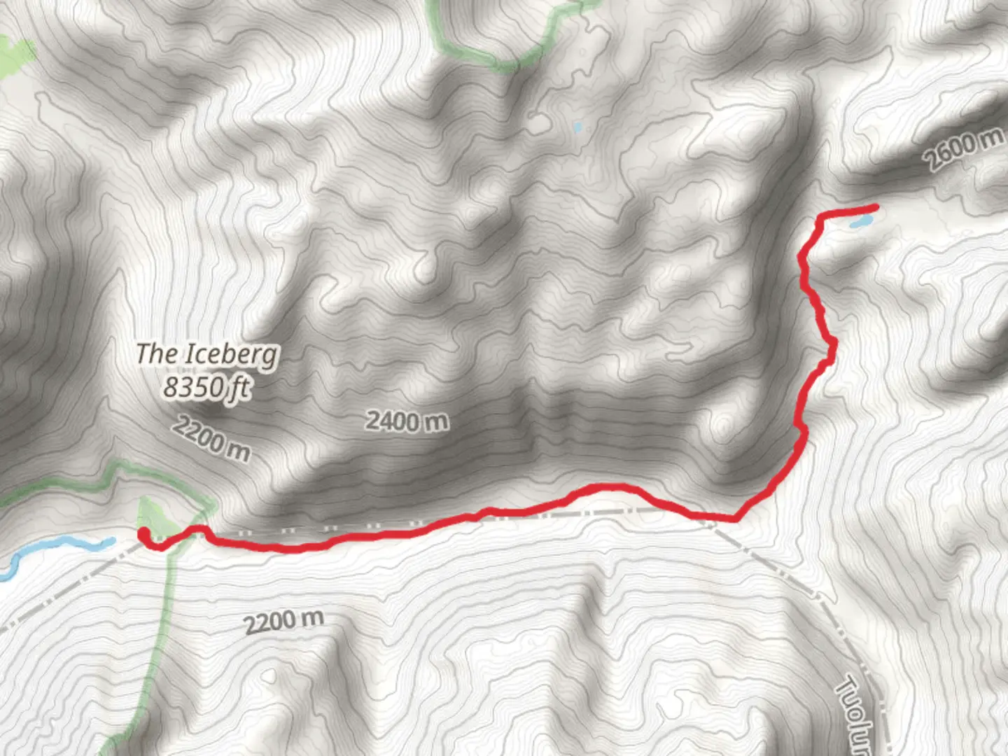 An image depicting the trail Boulder Lake Trail and its surrounding area.