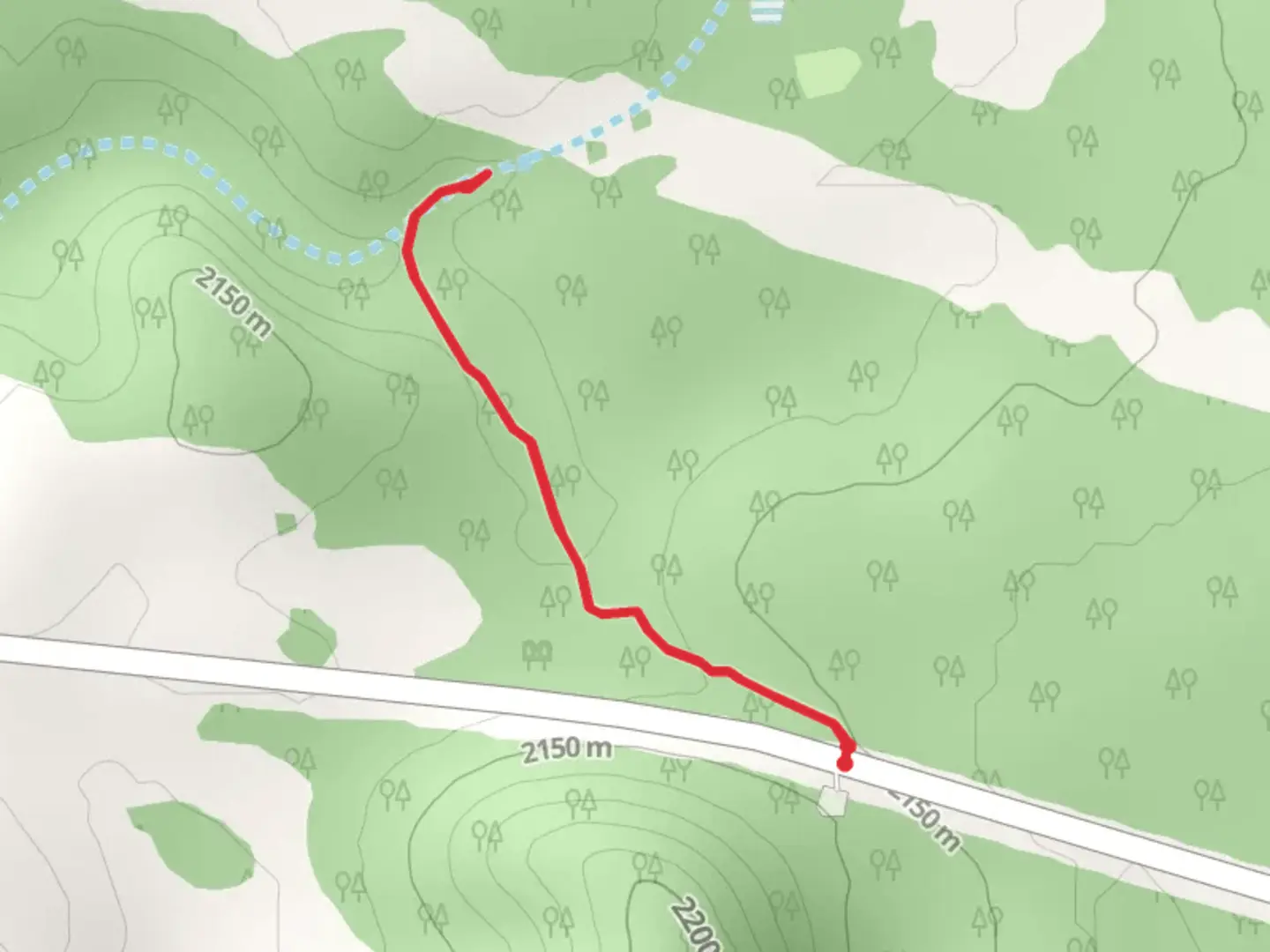 An image depicting the trail Keyhole Sink Trail and its surrounding area.