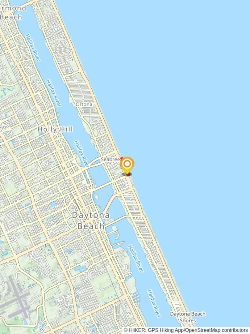 An image depicting the trail Daytona Beach Boardwalk and its surrounding area.