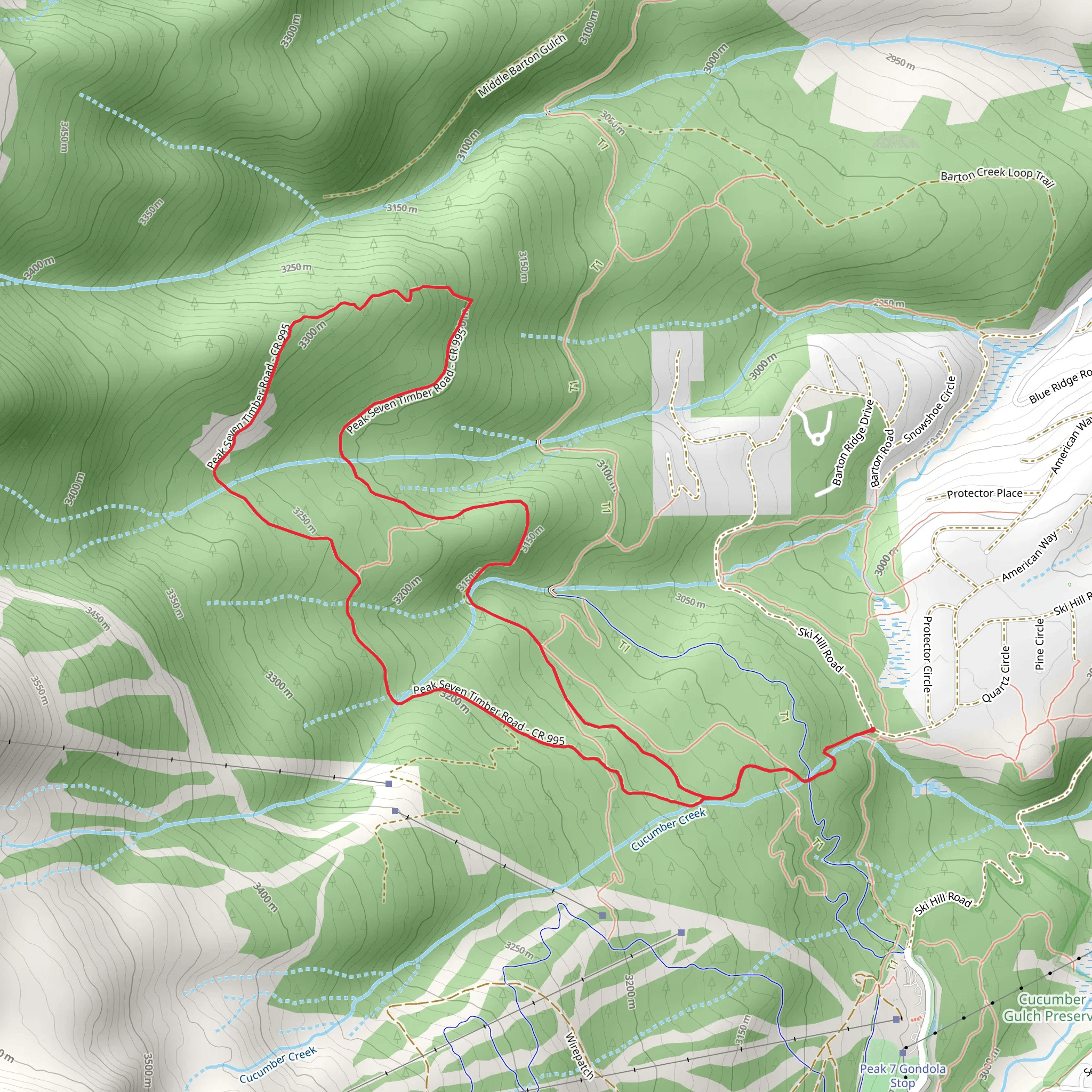 Siberian Loop Trail mobile static map