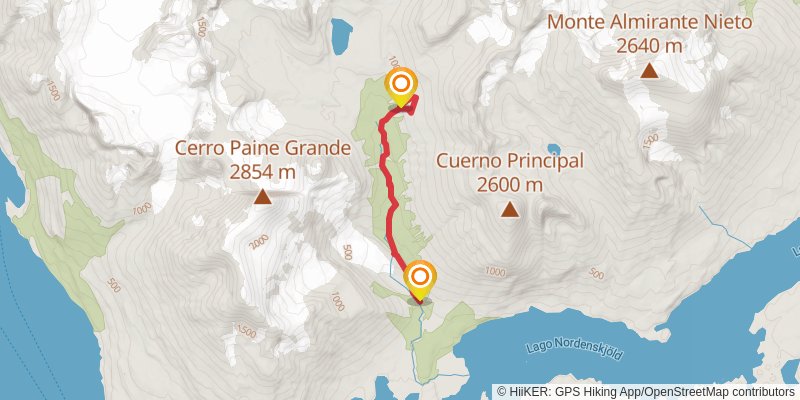O Circuit spur 3 Map