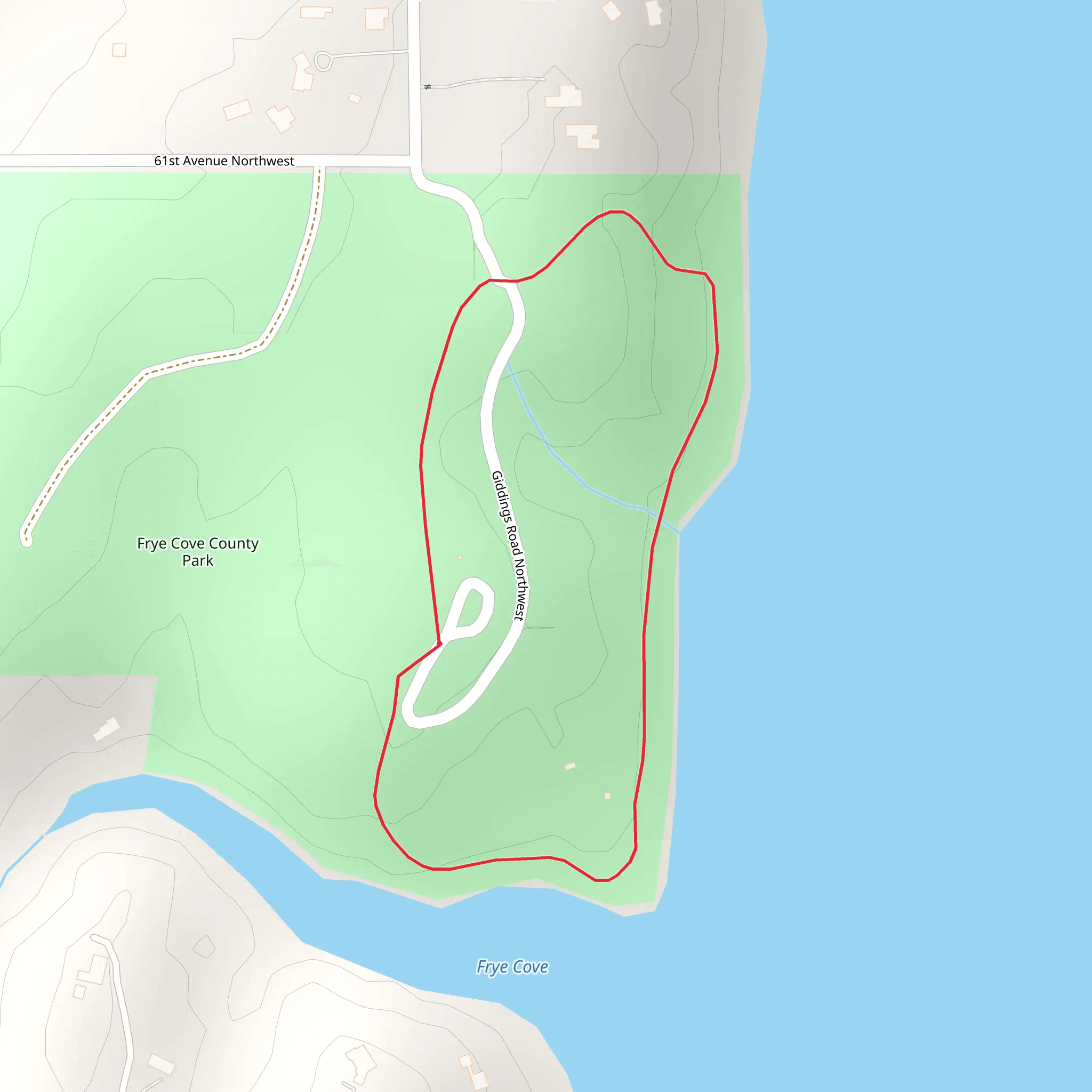 Giddings Road Northwest Loop mobile static map
