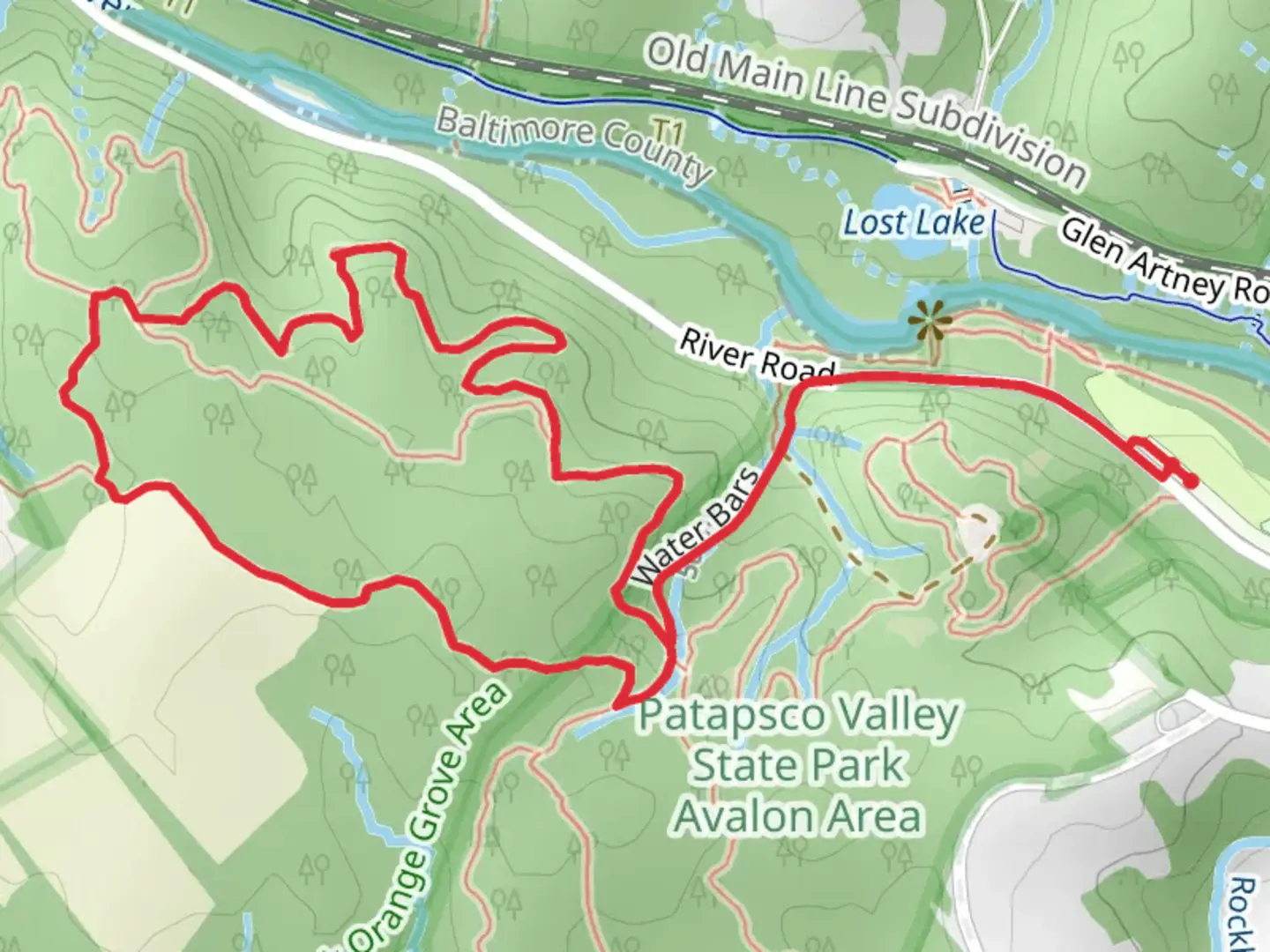 An image depicting the trail Morning Choice and Valley View Trail and its surrounding area.