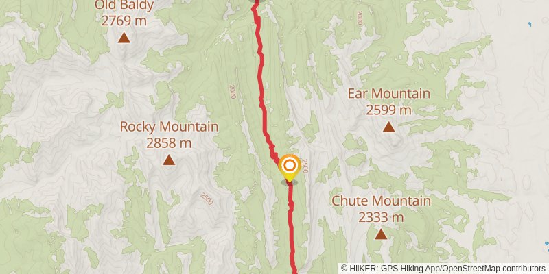 Green Gulch Trail stage 2 Map